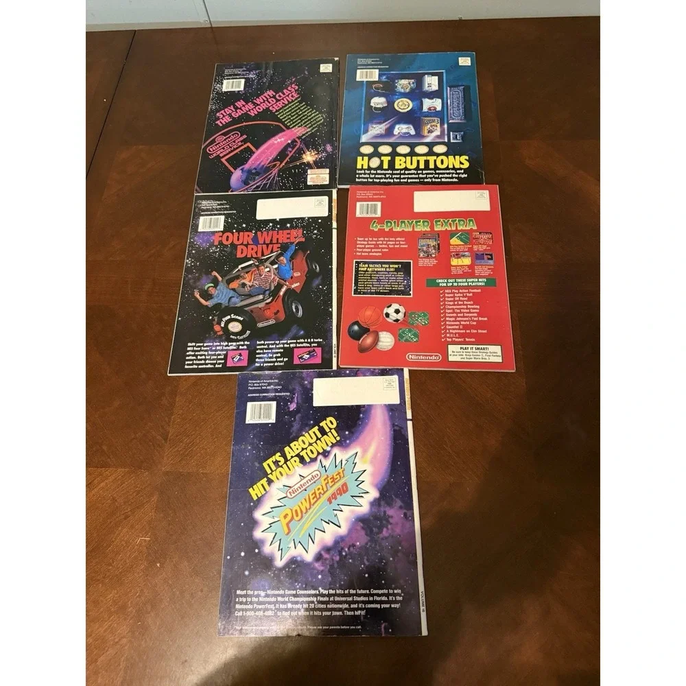 Vtg Nintendo Power Mag Lot Mega Man III StarTropics‎ Dr Mario Maniac Mansion